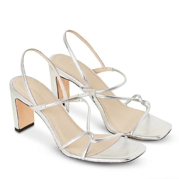 Faye Strappy Slingback High Heel Sandals - Picture 1 of 6